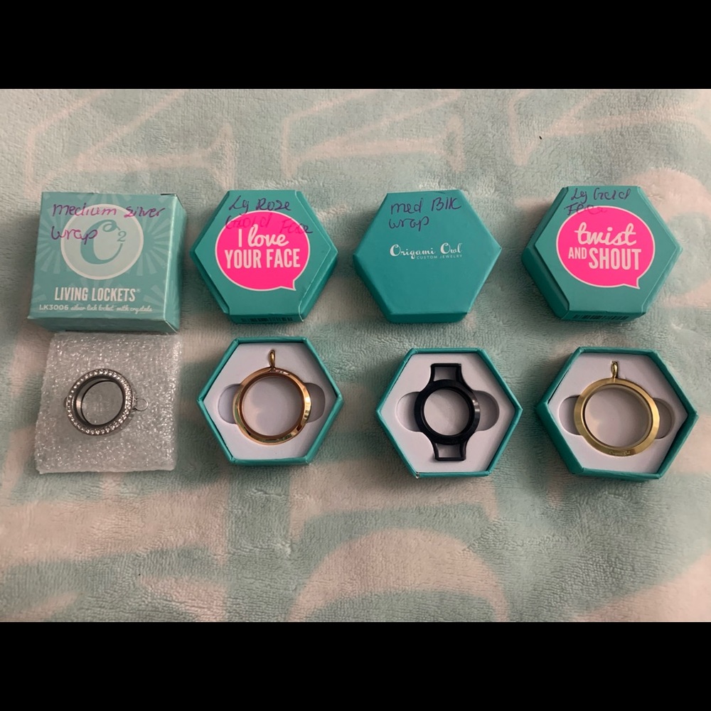 BNIB Large lot of Origami Owl